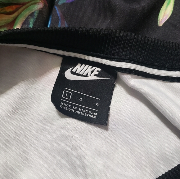 Nike Hyper Femme Cropped Crew Floral Sweatshirt Large - Picture 5 of 13